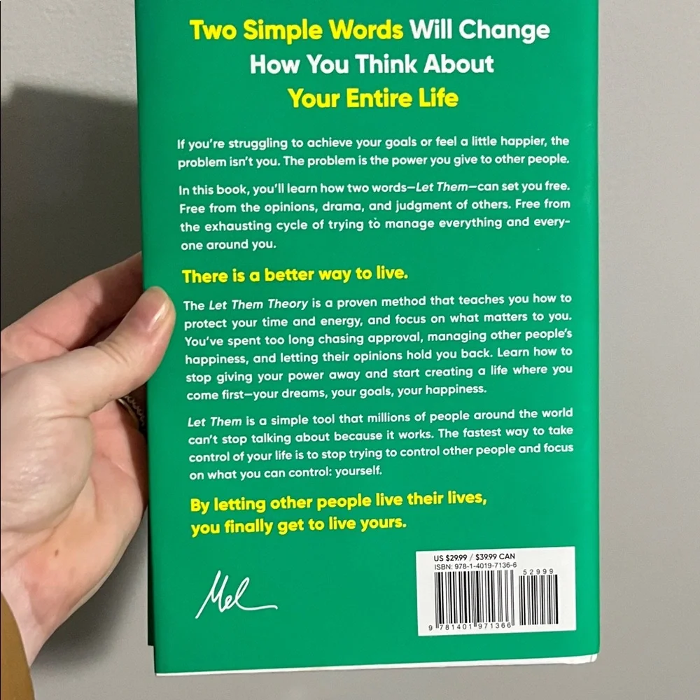 The Let Them Theory by - Green Hardcover